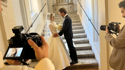 content creatore per matrimoni a lavoro